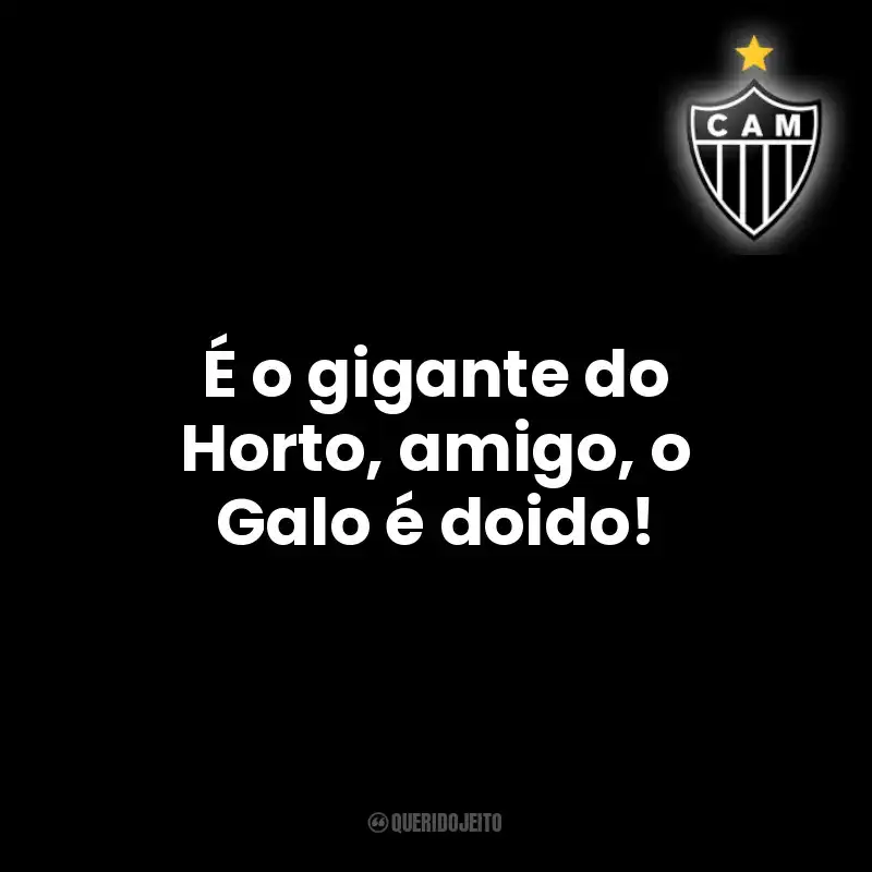 É o gigante do Horto, amigo, o Galo é doido!