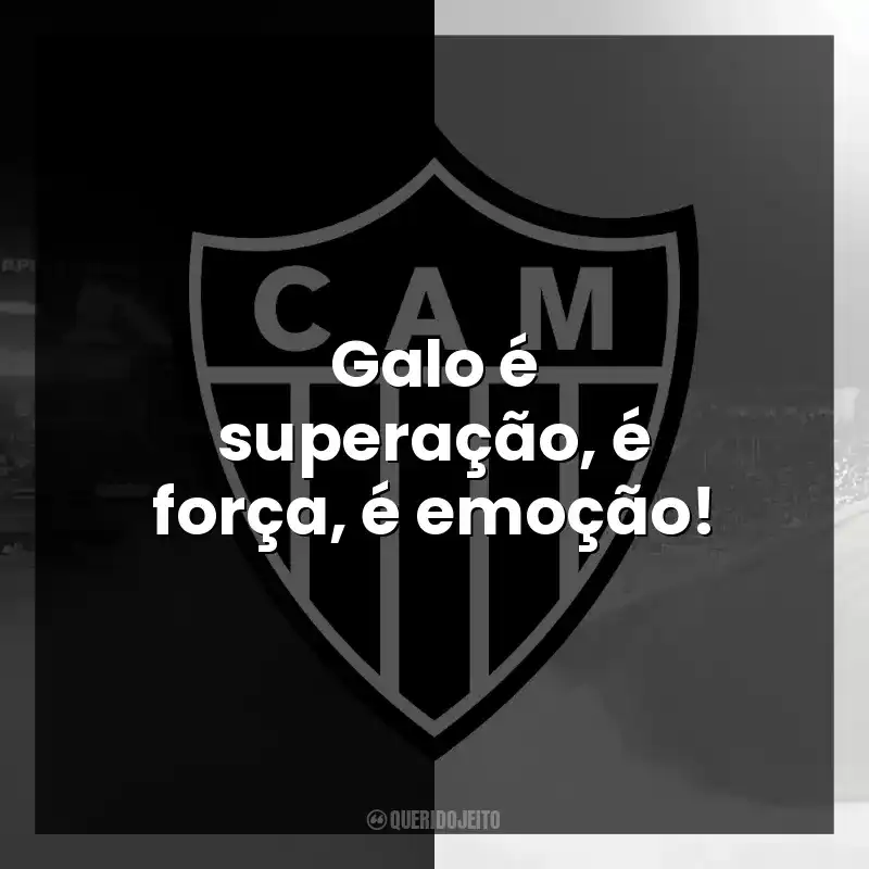 Galo é superação, é força, é emoção!