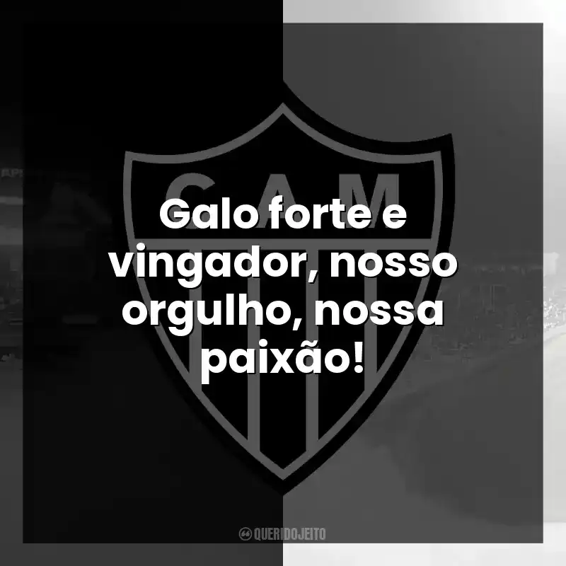 Galo forte e vingador, nosso orgulho, nossa paixão!