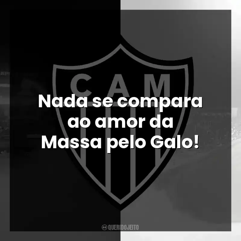 Nada se compara ao amor da Massa pelo Galo!