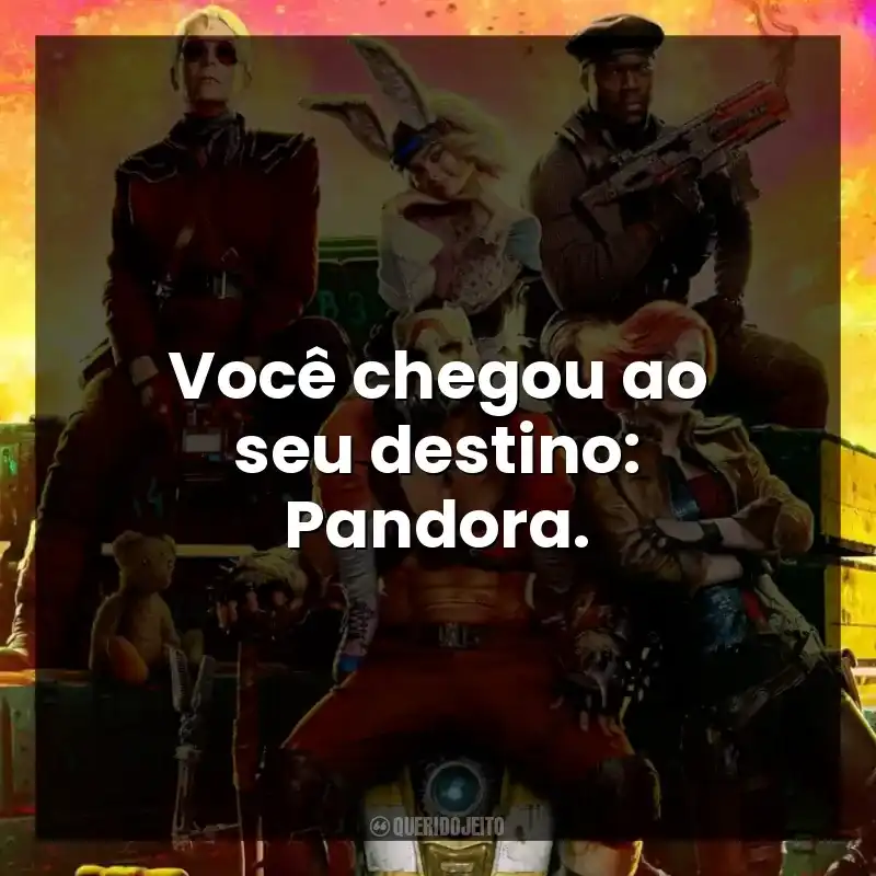 Você chegou ao seu destino: Pandora.