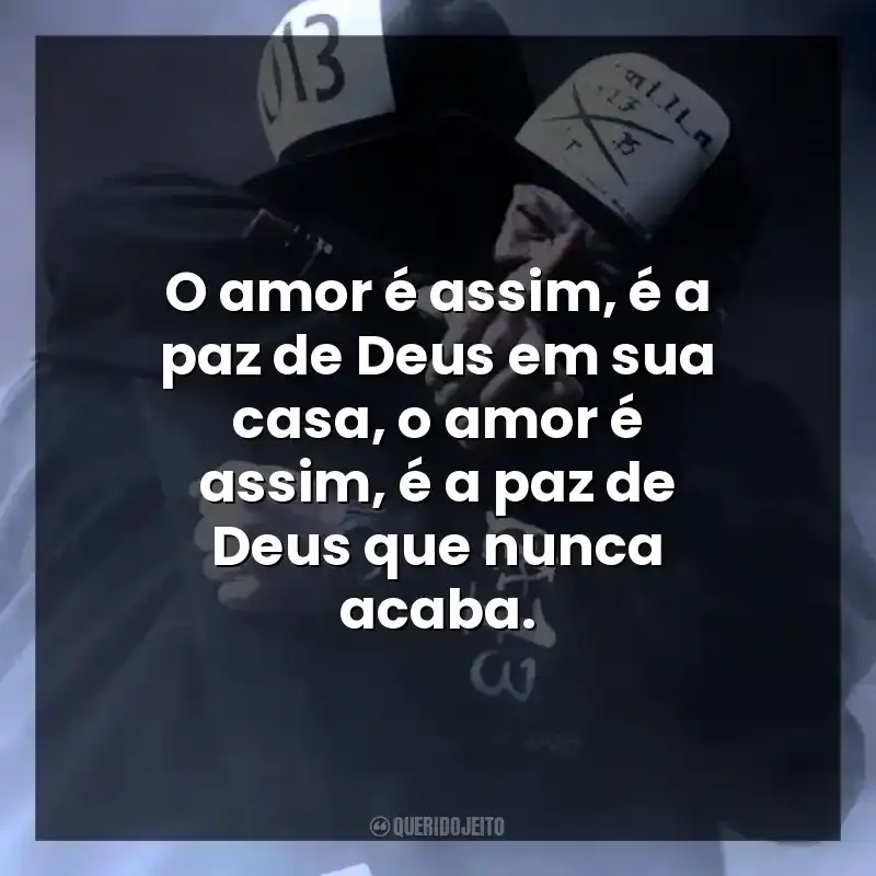 O amor é assim, é a paz de Deus em sua casa, o amor é assim, é a paz de Deus que nunca acaba.