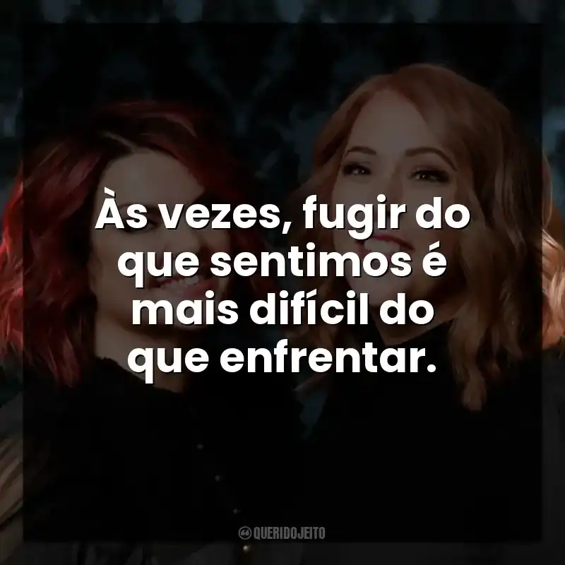 Às vezes, fugir do que sentimos é mais difícil do que enfrentar.