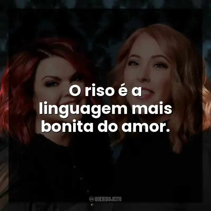 O riso é a linguagem mais bonita do amor.