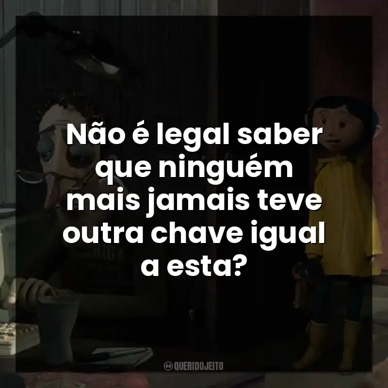 Não é legal saber que ninguém mais jamais teve outra chave igual a esta?
