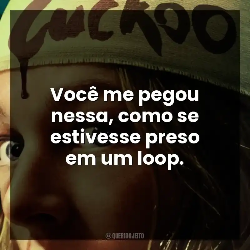 Você me pegou nessa, como se estivesse preso em um loop.