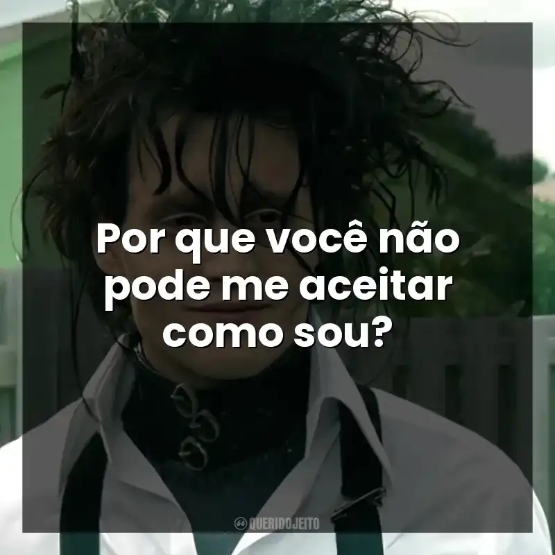 Por que você não pode me aceitar como sou?