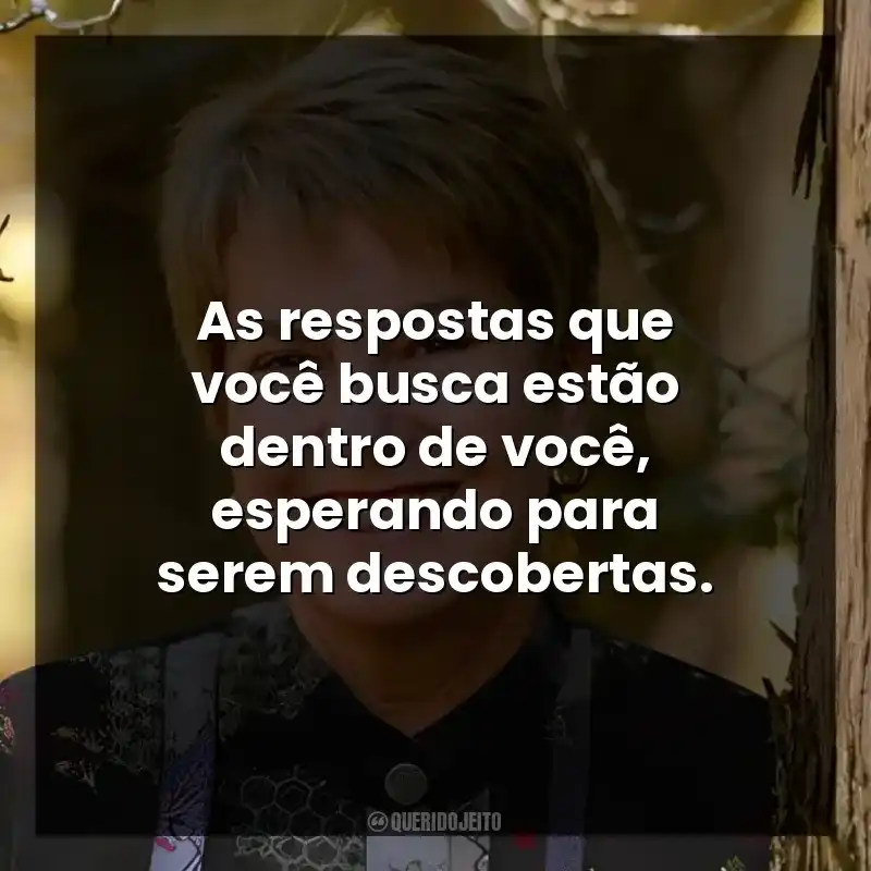 As respostas que você busca estão dentro de você, esperando para serem descobertas.