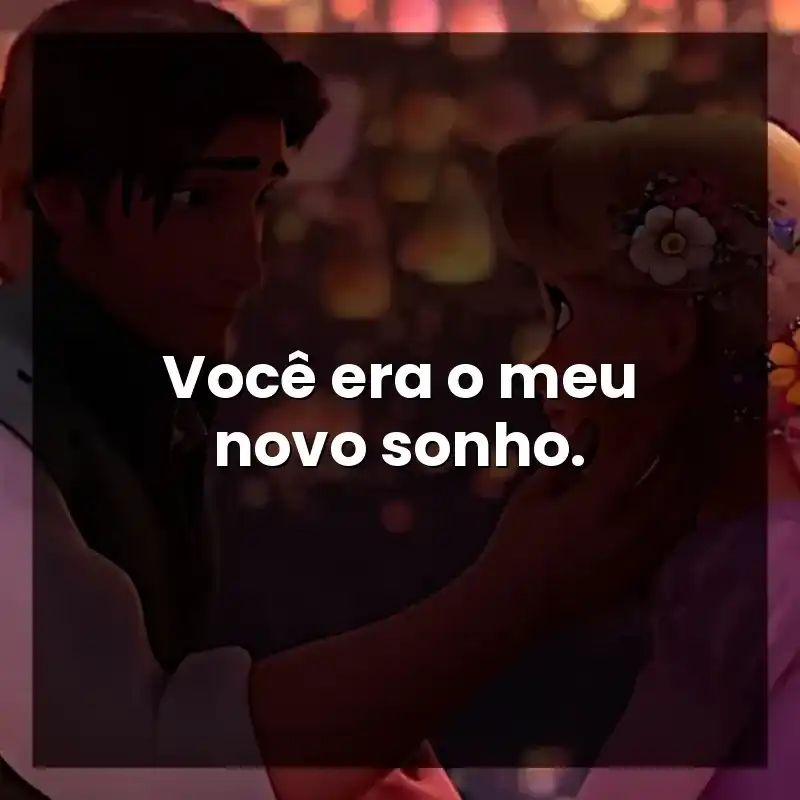 Você era o meu novo sonho.