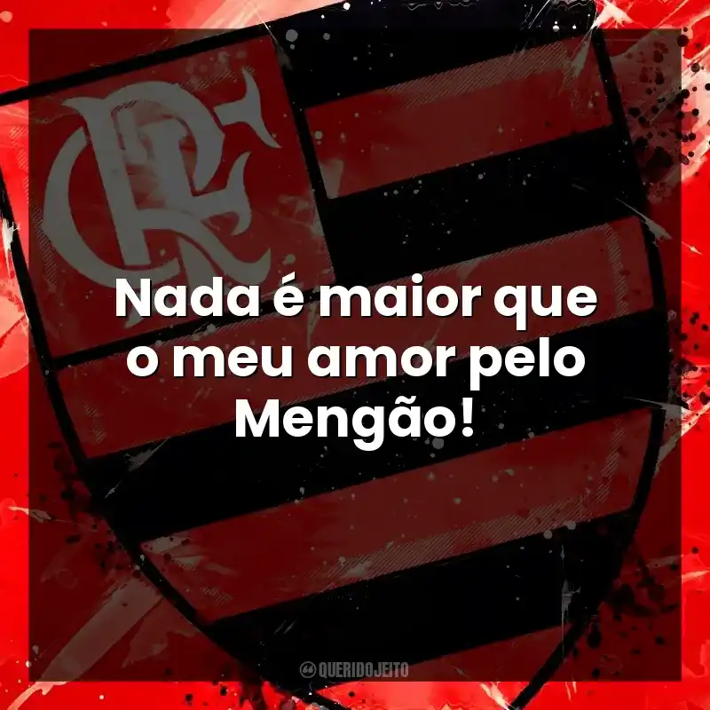 Nada é maior que o meu amor pelo Mengão!
