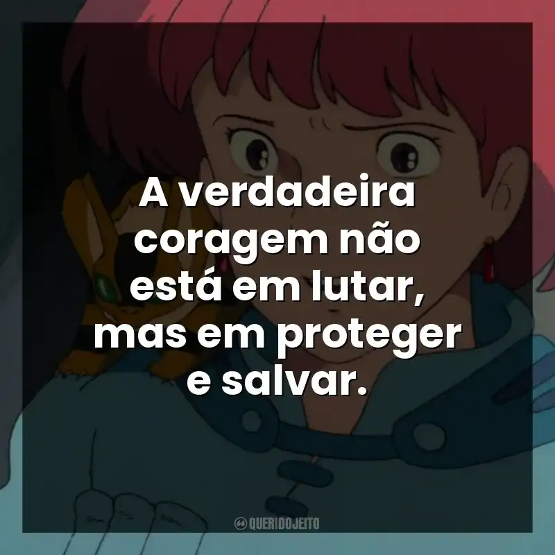 A verdadeira coragem não está em lutar, mas em proteger e salvar.