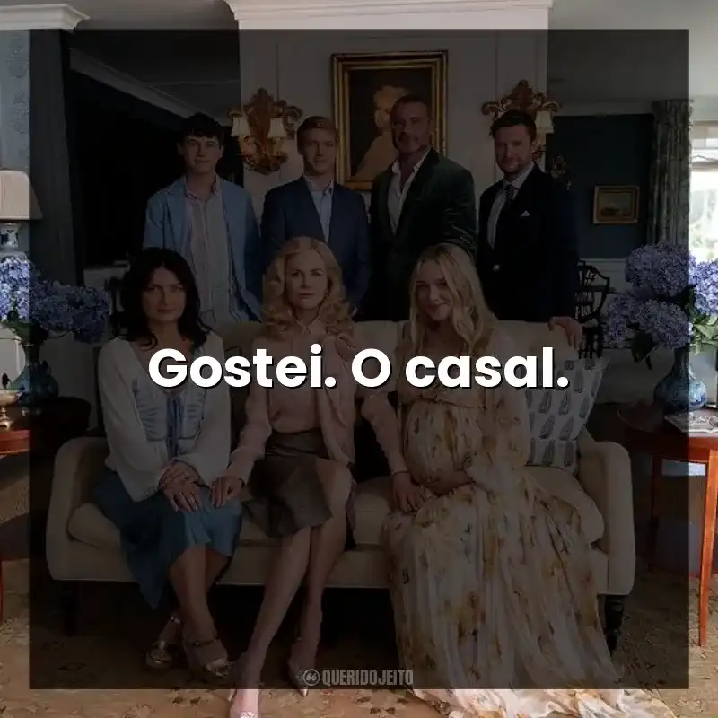 Gostei. O casal.
