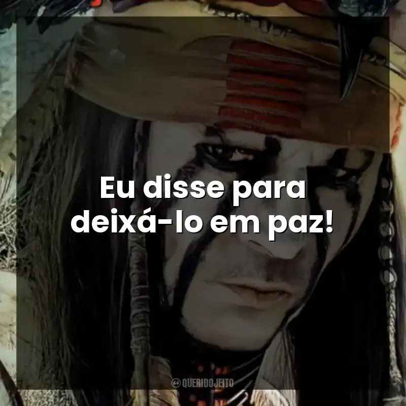 Eu disse para deixá-lo em paz!