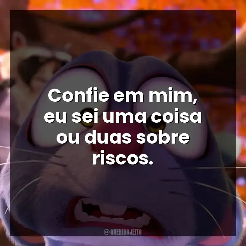 Confie em mim, eu sei uma coisa ou duas sobre riscos.
