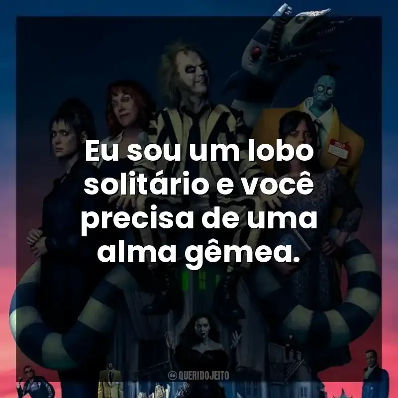 Eu sou um lobo solitário e você precisa de uma alma gêmea.