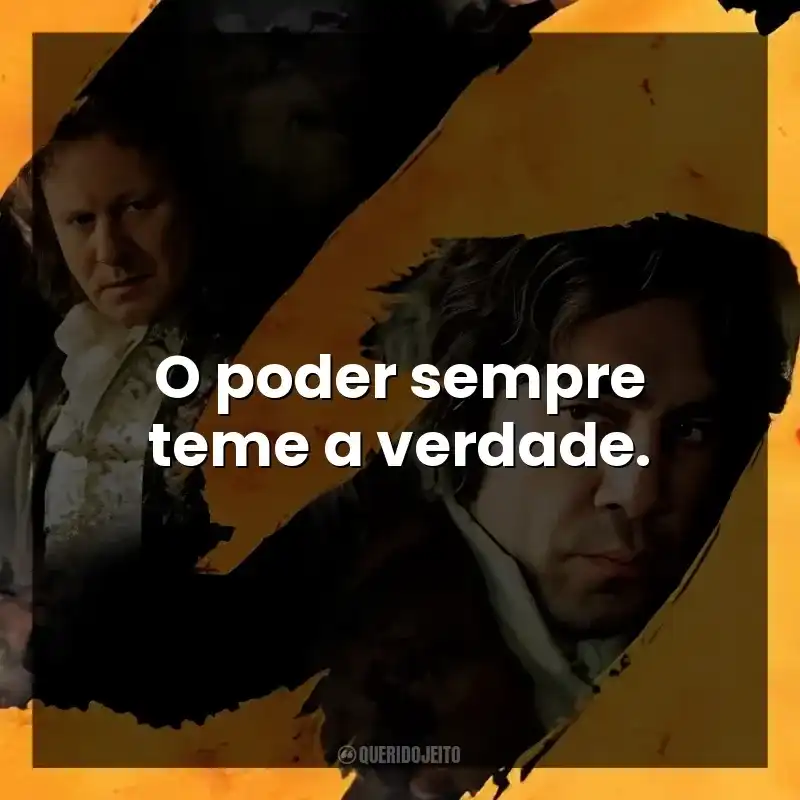 O poder sempre teme a verdade.