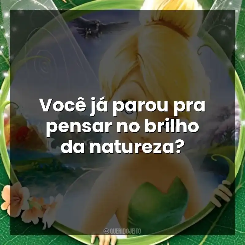 Você já parou pra pensar no brilho da natureza?