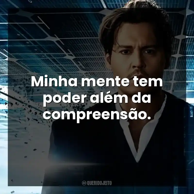 Minha mente tem poder além da compreensão.