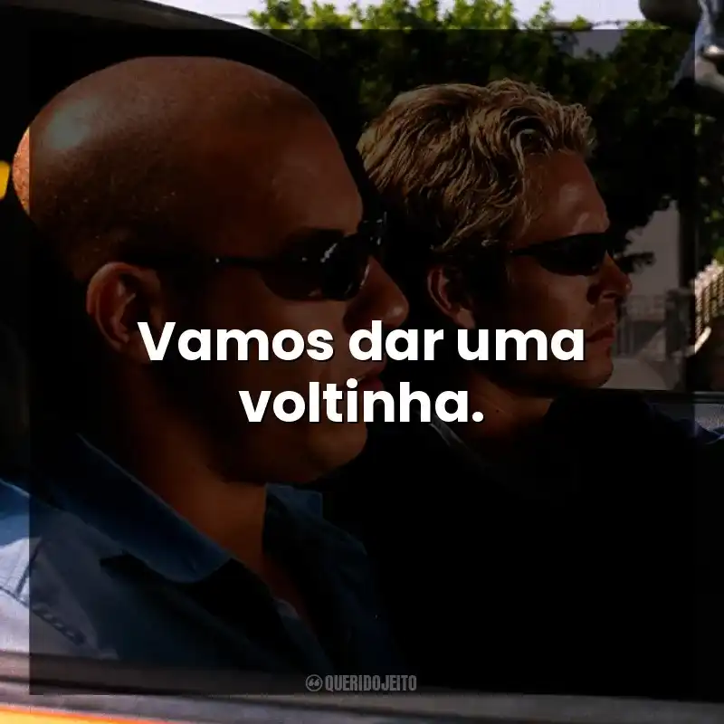 Vamos dar uma voltinha.