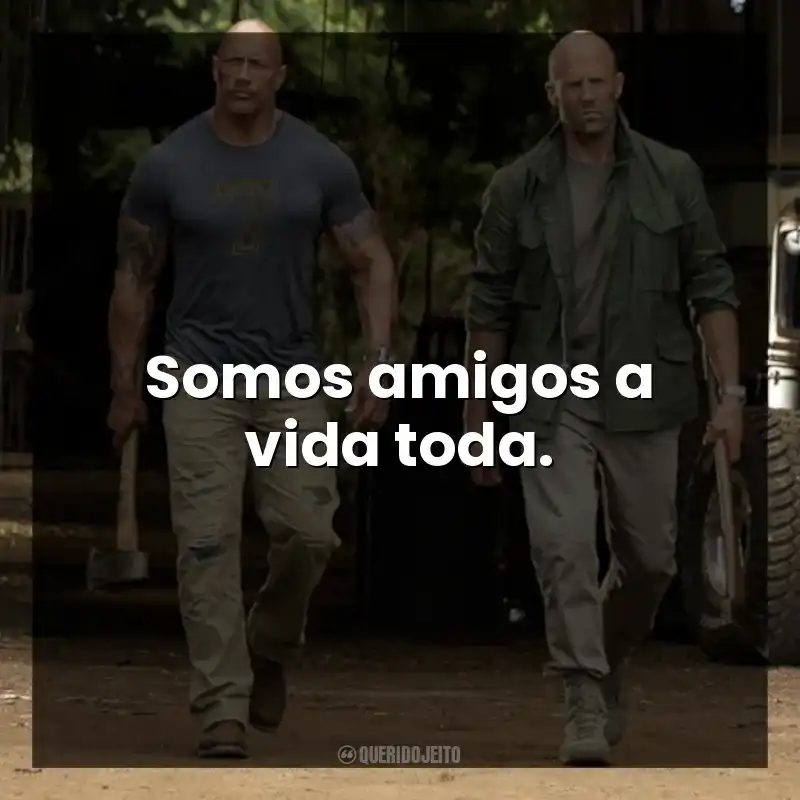 Somos amigos a vida toda.