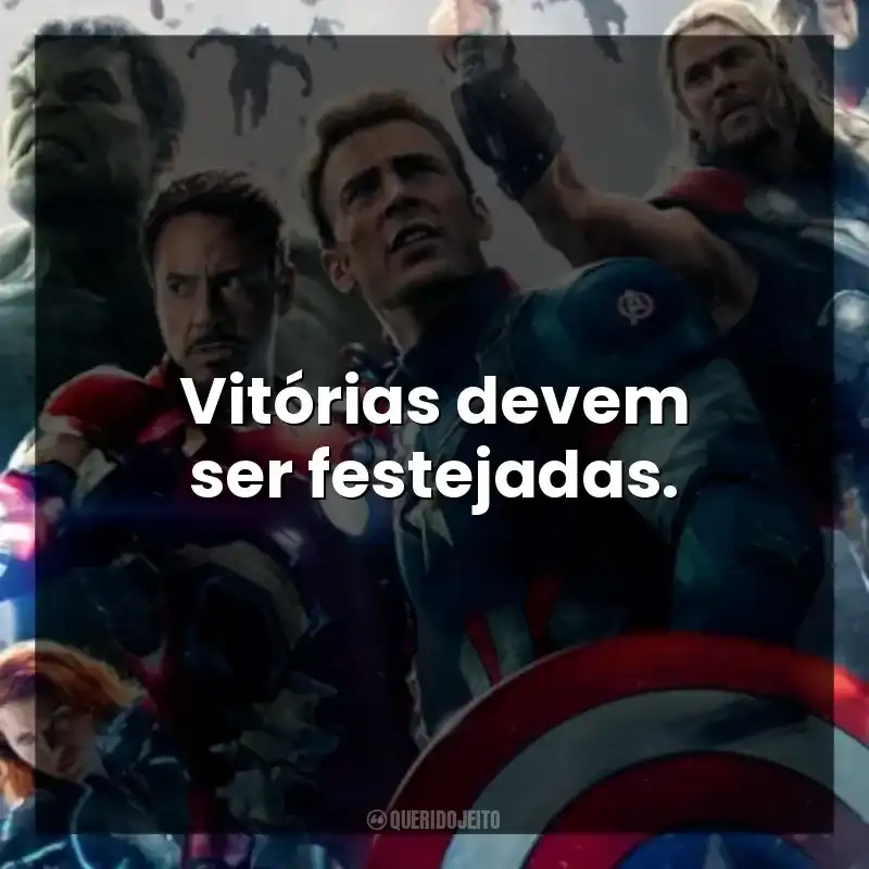 Vitórias devem ser festejadas.