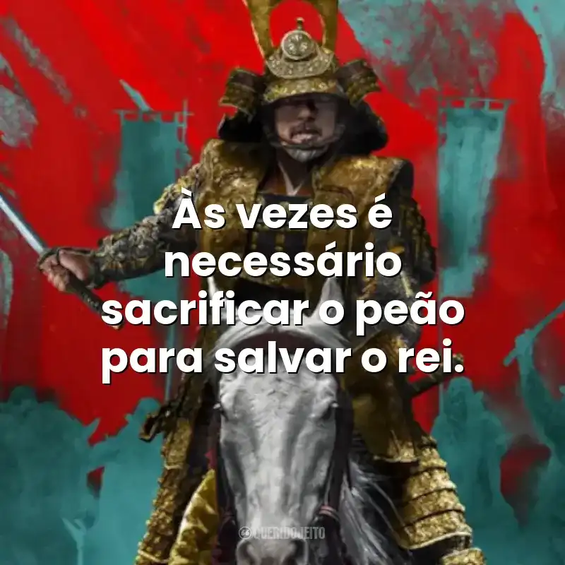 Às vezes é necessário sacrificar o peão para salvar o rei.