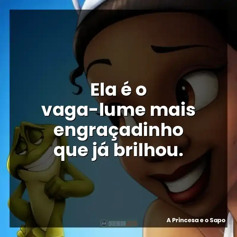 Ela é o vaga-lume mais engraçadinho que já brilhou.