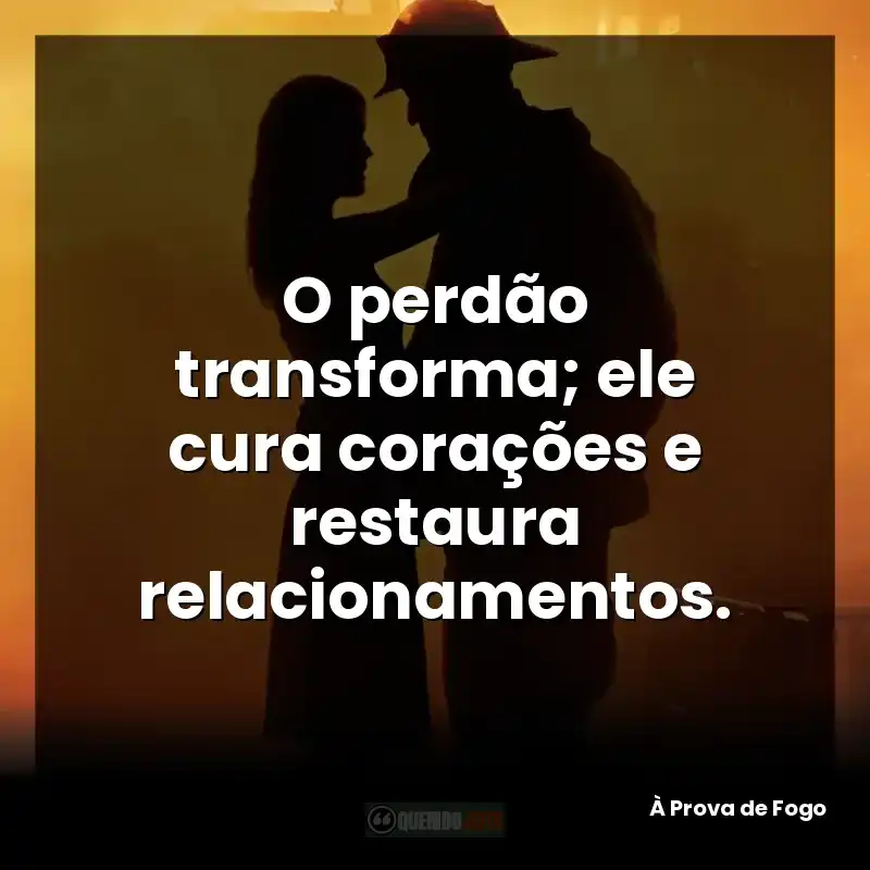 O perdão transforma; ele cura corações e restaura relacionamentos.