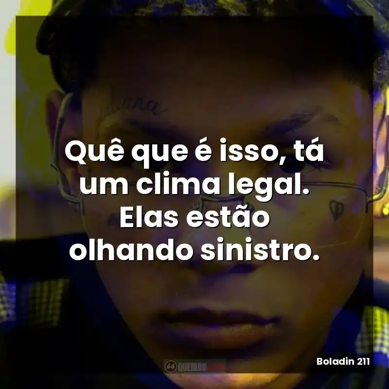 Quê que é isso, tá um clima legal. Elas estão olhando sinistro.