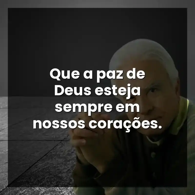 Frases de Cid Moreira apresentador: Que a paz de Deus esteja sempre em nossos corações.