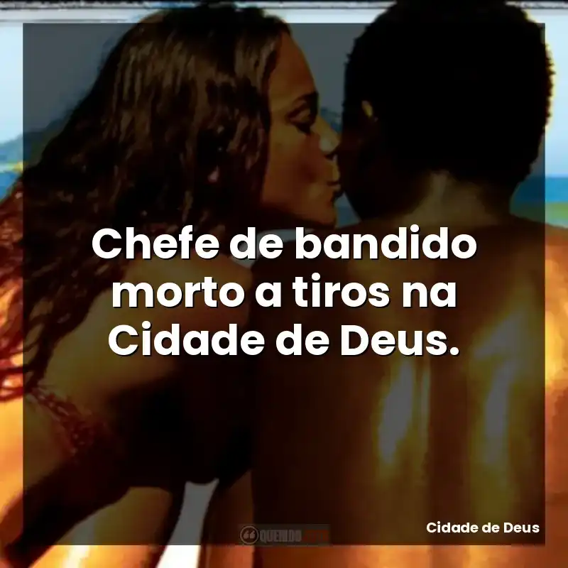 Chefe de bandido morto a tiros na Cidade de Deus.