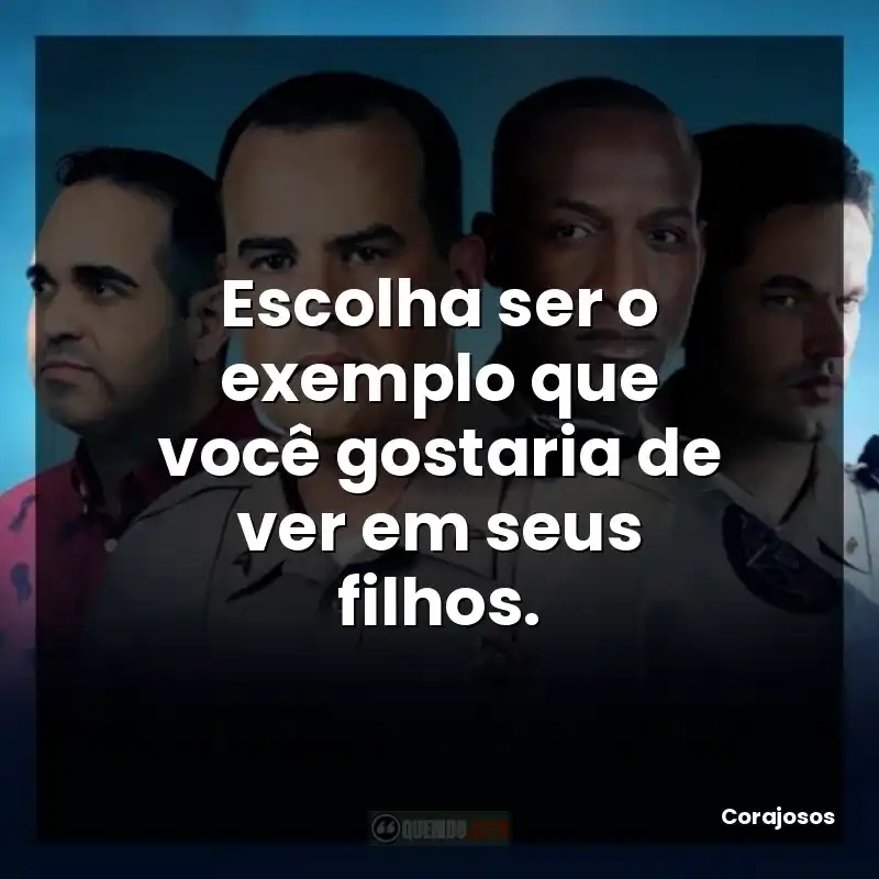 Escolha ser o exemplo que você gostaria de ver em seus filhos.