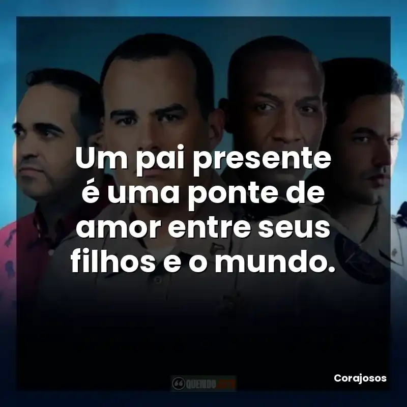 Um pai presente é uma ponte de amor entre seus filhos e o mundo.