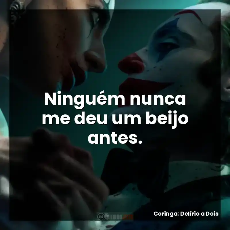 Ninguém nunca me deu um beijo antes.