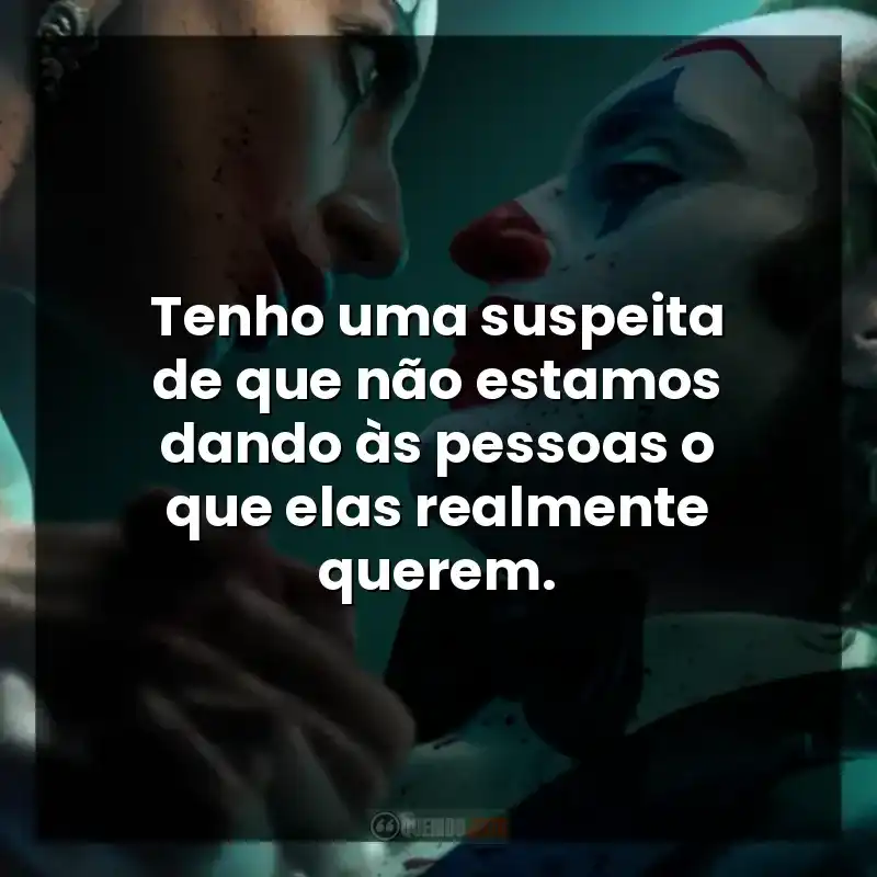 Tenho uma suspeita de que não estamos dando às pessoas o que elas realmente querem.