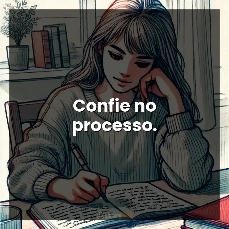 Confie no processo.