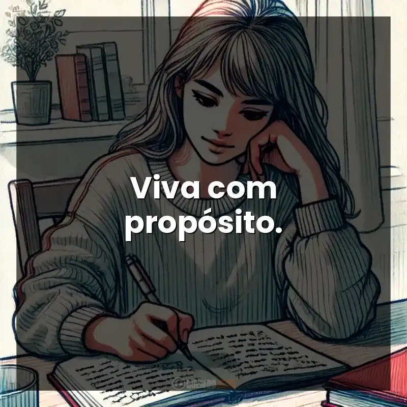 Viva com propósito.