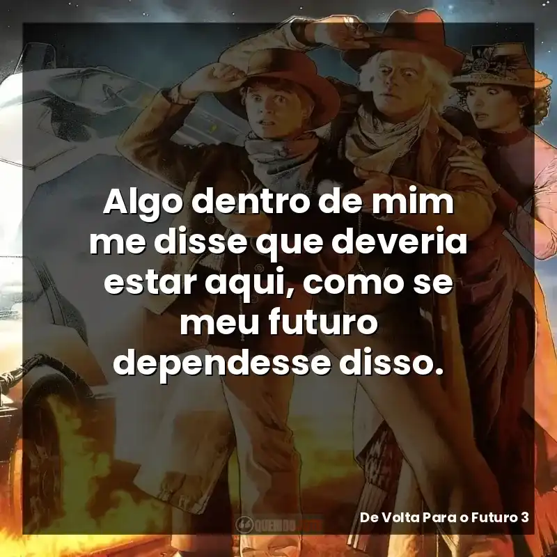 Algo dentro de mim me disse que deveria estar aqui, como se meu futuro dependesse disso.