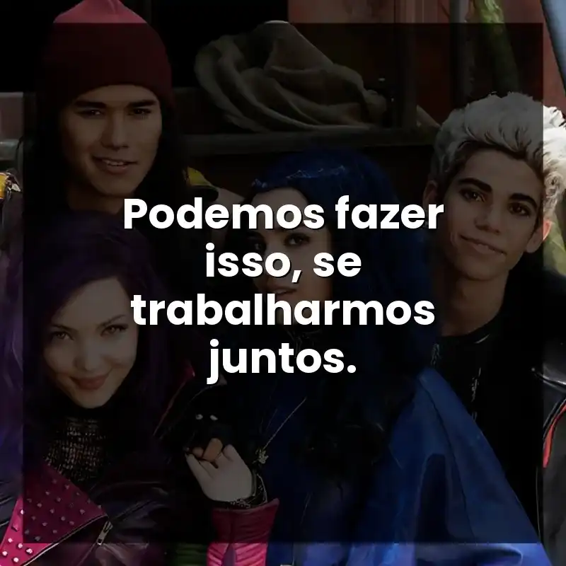 Podemos fazer isso, se trabalharmos juntos.
