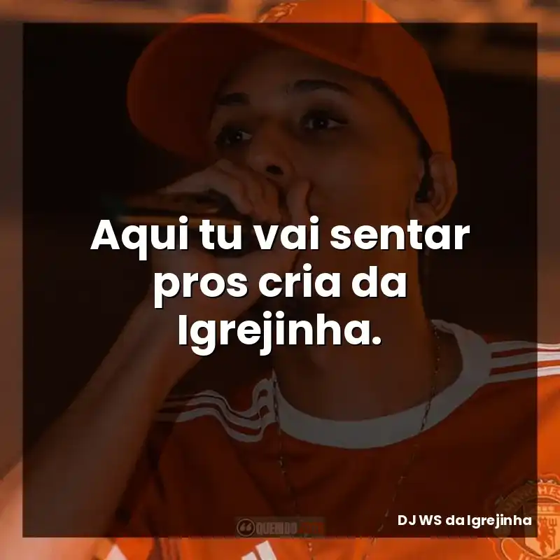 Aqui tu vai sentar pros cria da Igrejinha.