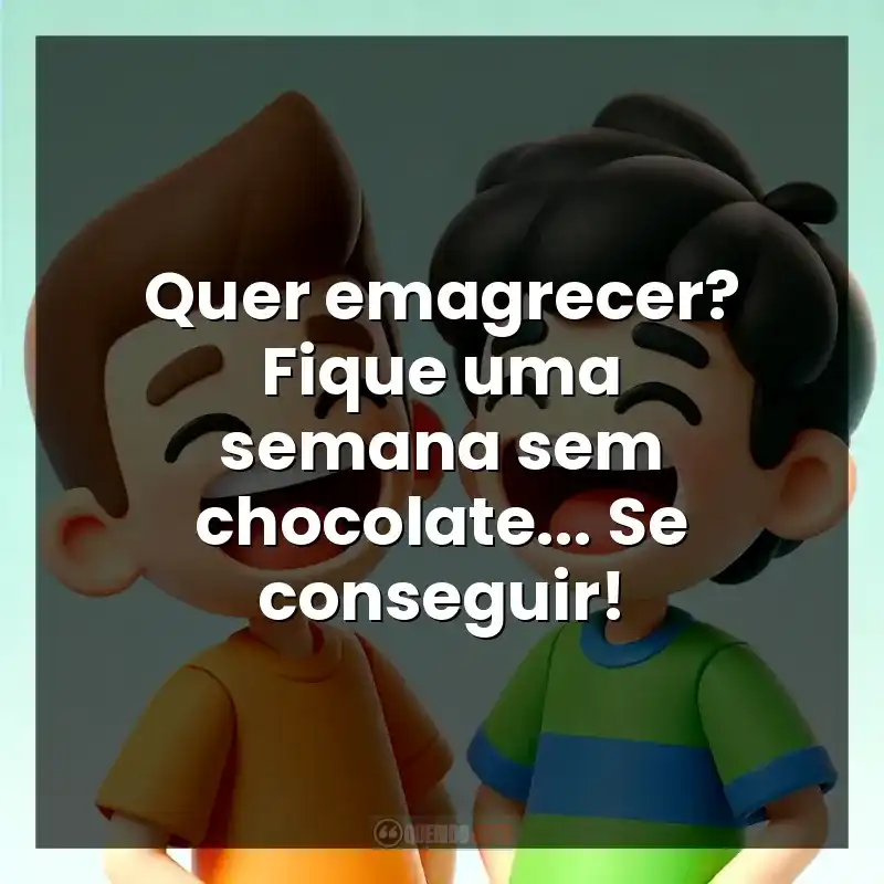 Quer emagrecer? Fique uma semana sem chocolate… Se conseguir!