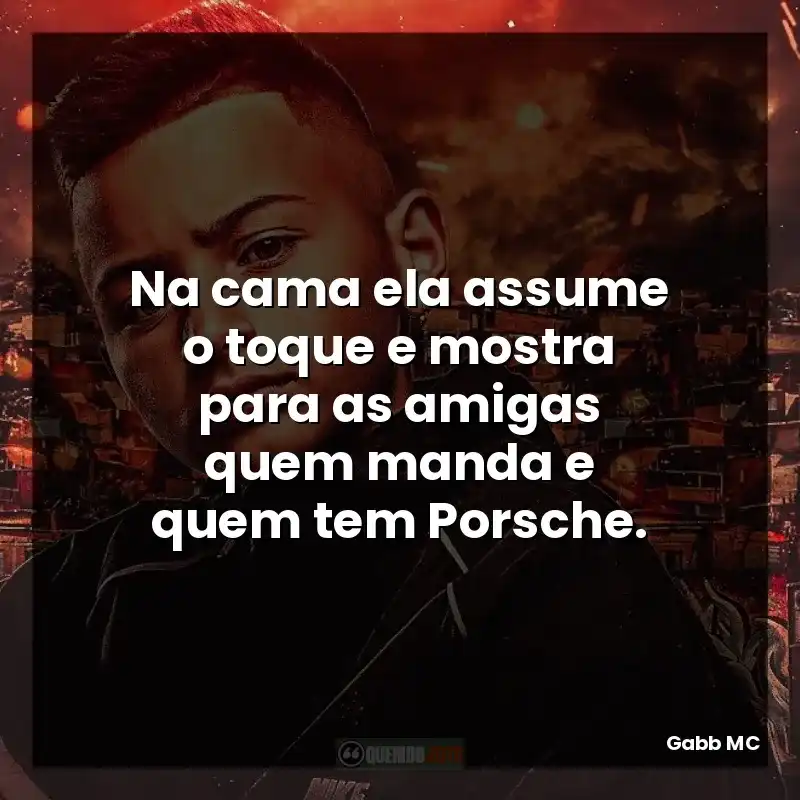 Na cama ela assume o toque e mostra para as amigas quem manda e quem tem Porsche.