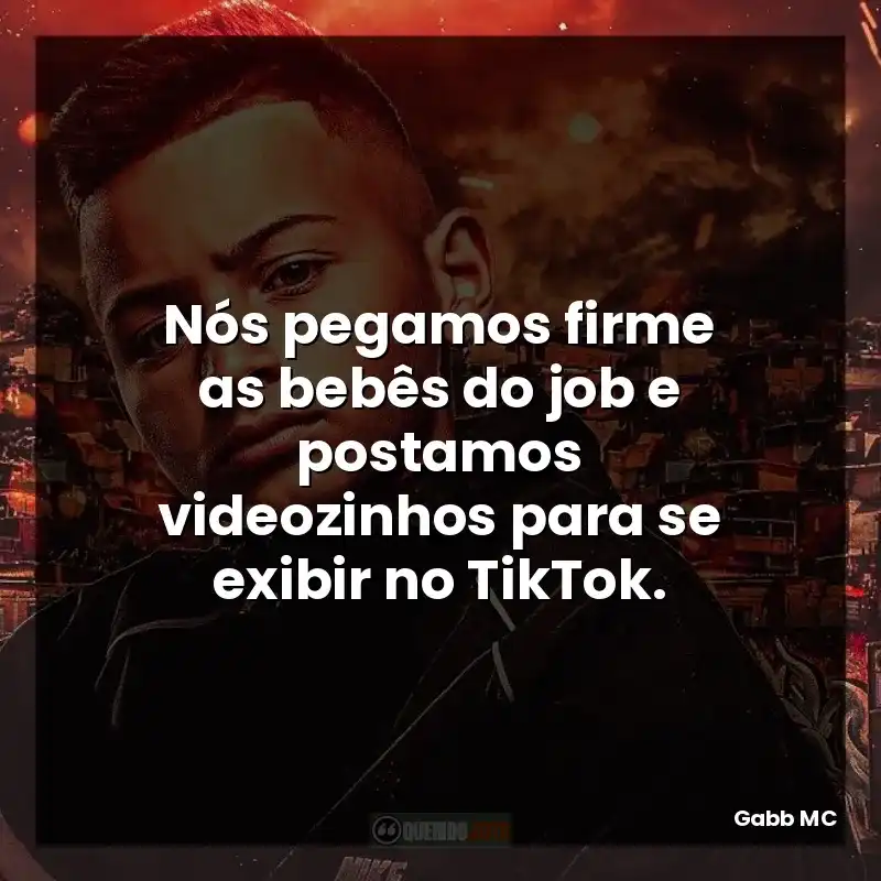Nós pegamos firme as bebês do job e postamos videozinhos para se exibir no TikTok.