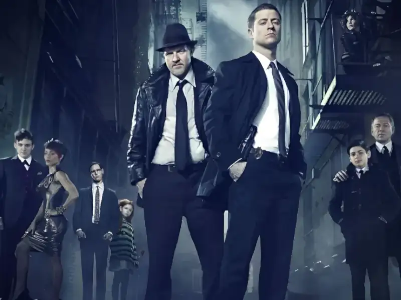 Poster da série Gotham com mensagens marcantes e frases inspiradoras