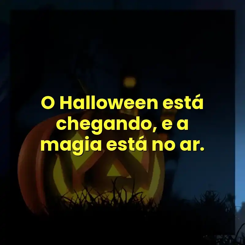 O Halloween está chegando, e a magia está no ar.