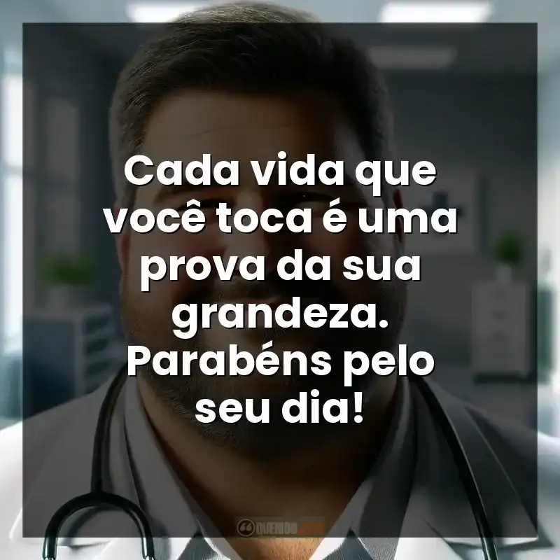 Cada vida que você toca é uma prova da sua grandeza. Parabéns pelo seu dia!