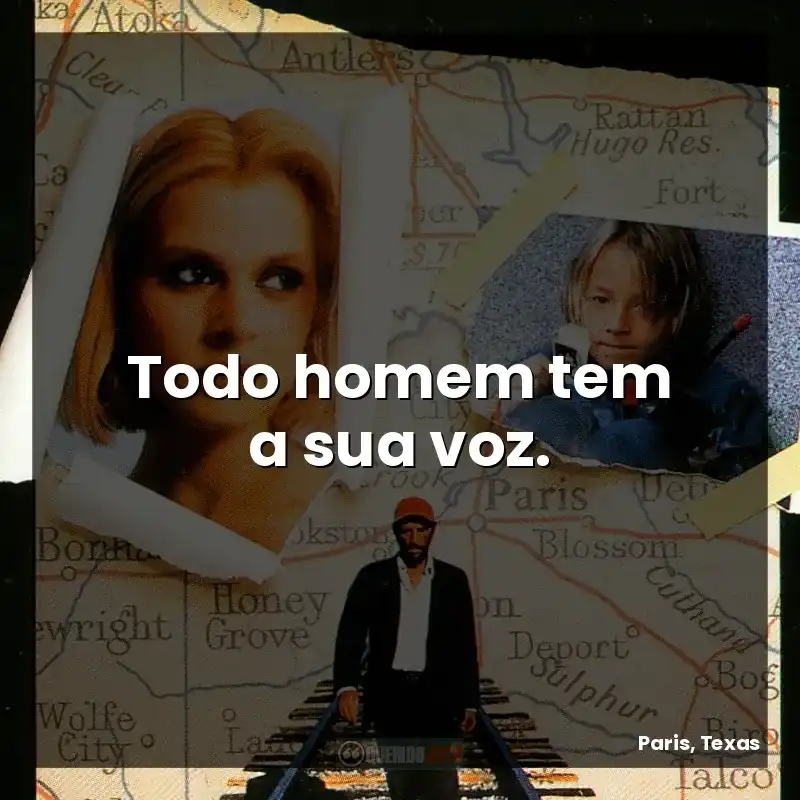 Todo homem tem a sua voz.