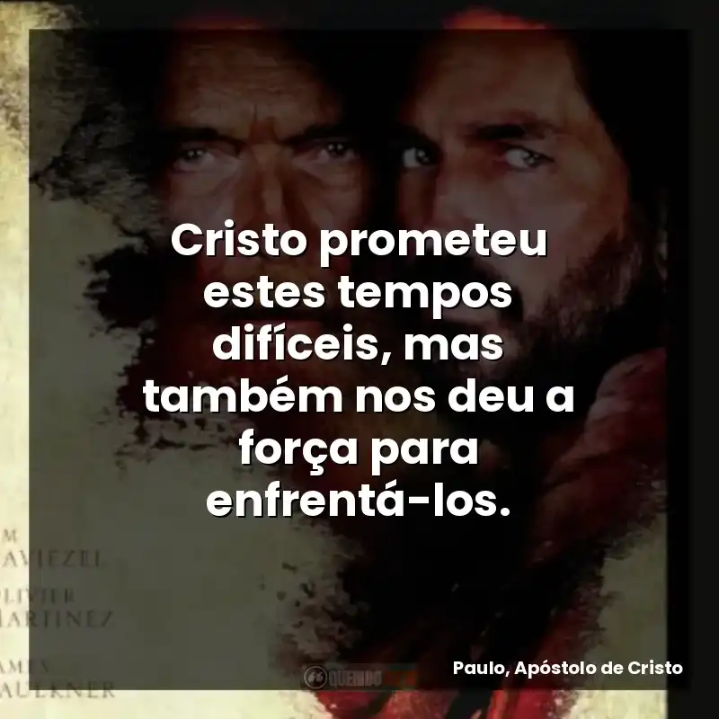 Cristo prometeu estes tempos difíceis, mas também nos deu a força para enfrentá-los.