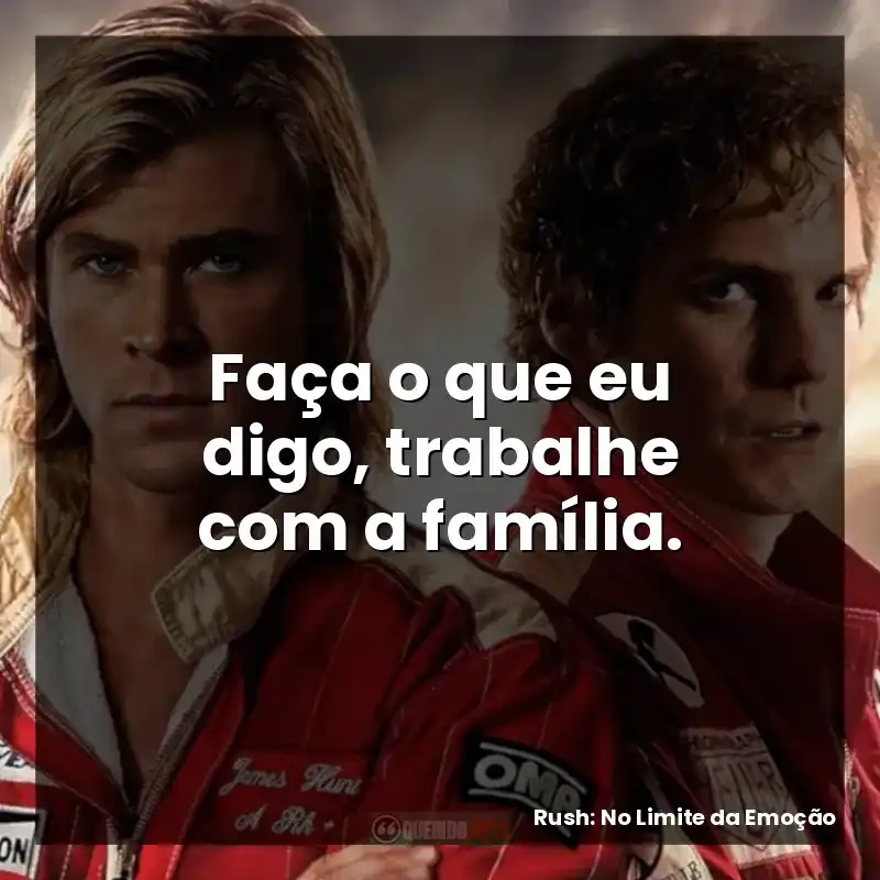 Faça o que eu digo, trabalhe com a família.