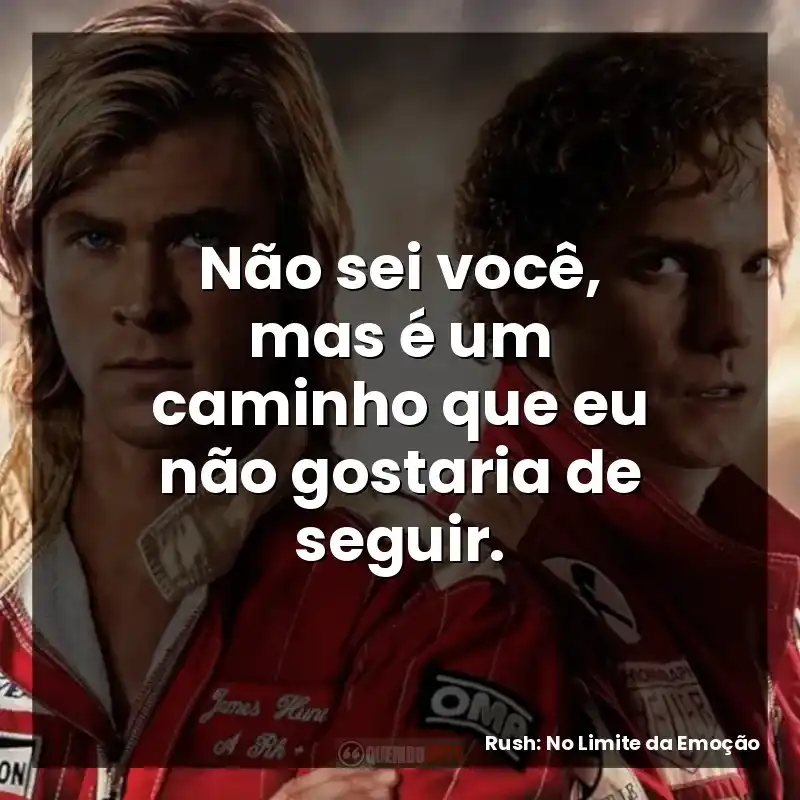 Não sei você, mas é um caminho que eu não gostaria de seguir.